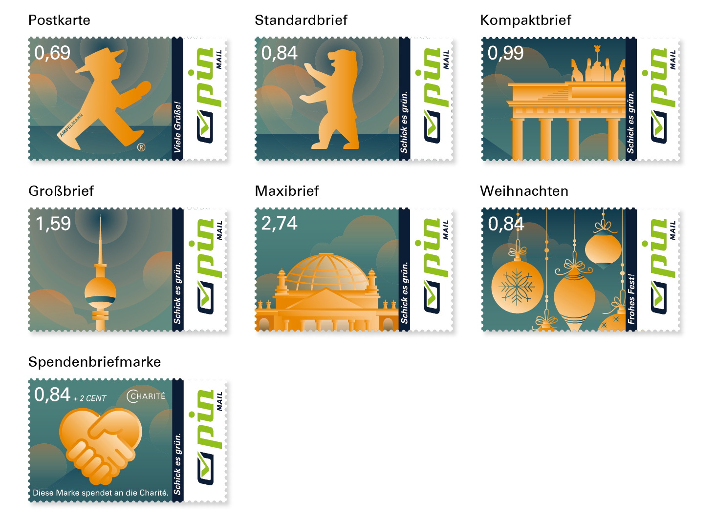 Briefmarken PIN AG