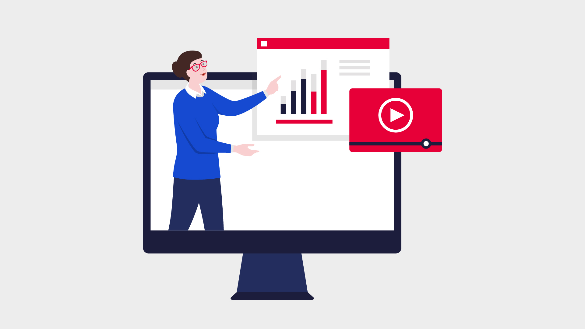 Ansicht einer Grafik für Online-Events der D-Trust GmbH