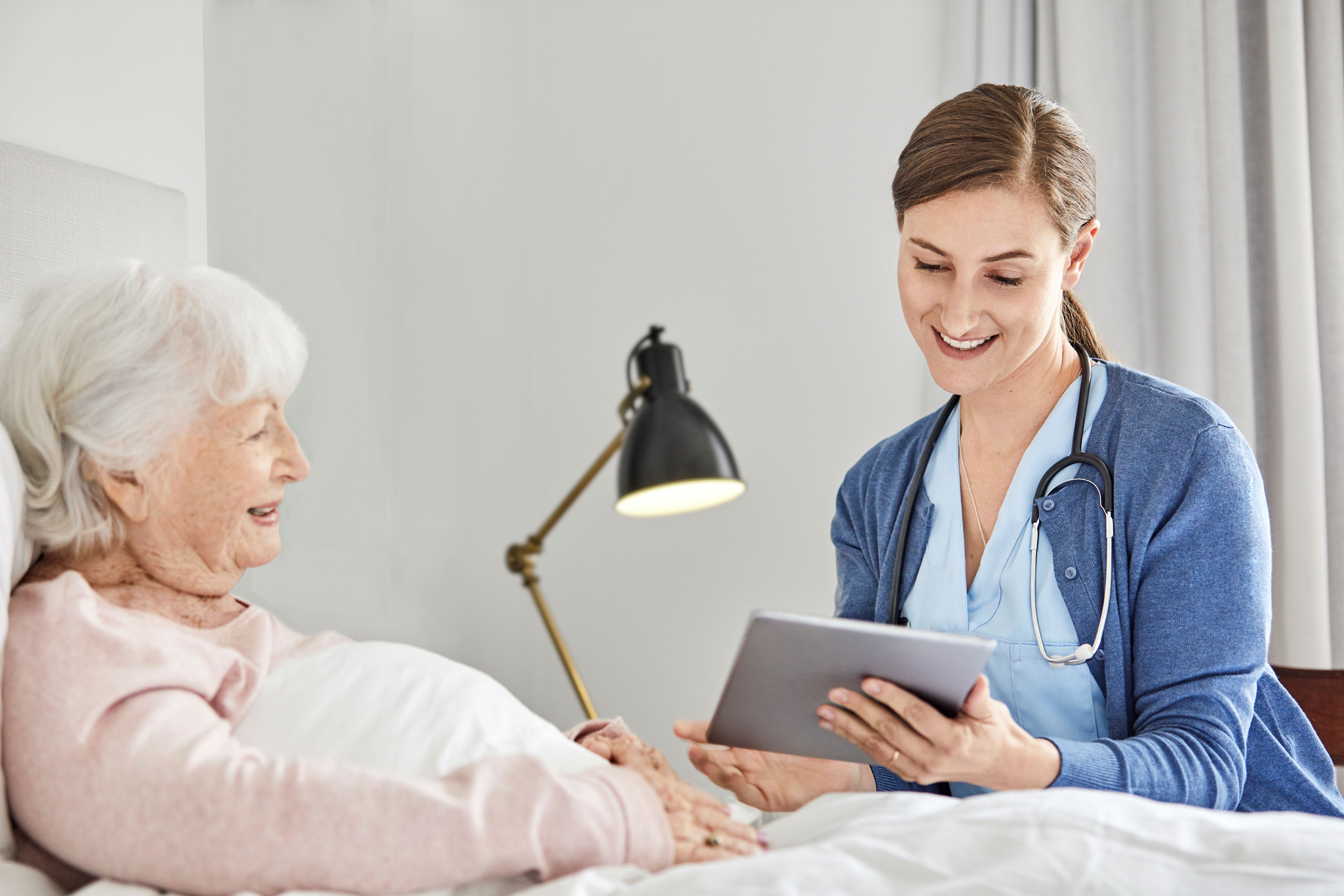 Elderly Woman health care