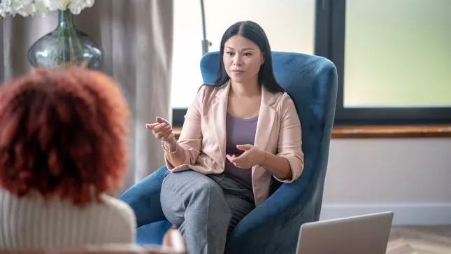 Woman Conversation Consultation