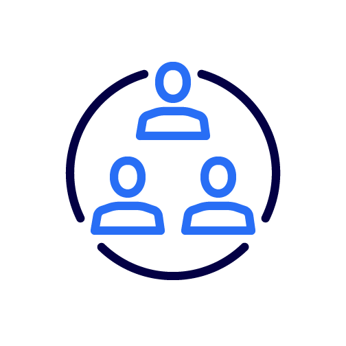 Pictogram of three people