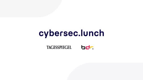 Grafik mit dem Titel cybersec.lunch