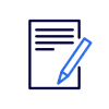 Pictogram document with pen