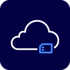 Piktogramm Cloud Karte 