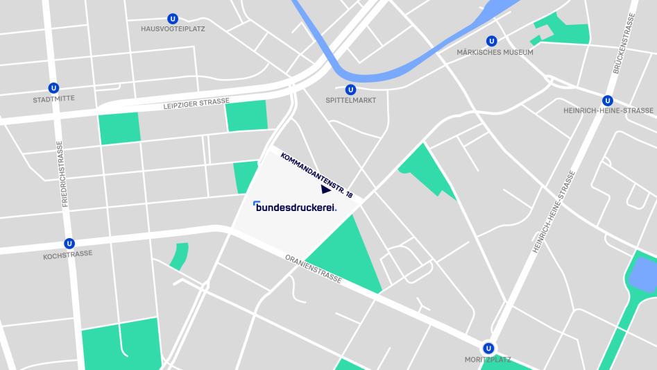 Anfahrt Bundesdruckerei GmbH