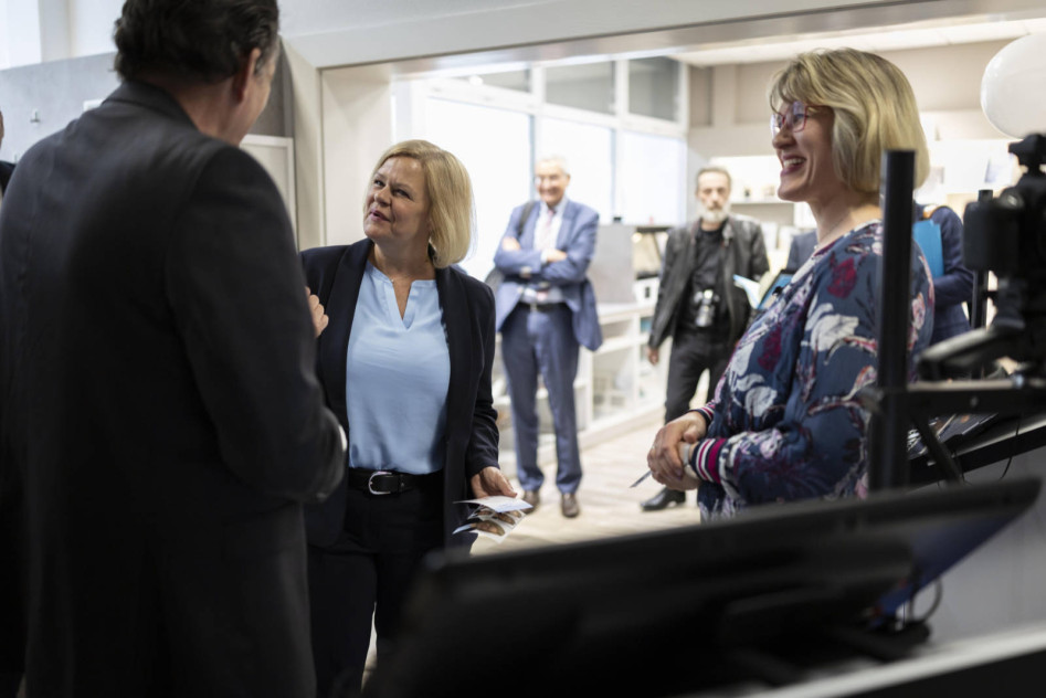 Nancy Faeser stellt System für biometrische Lichtbilder vor
